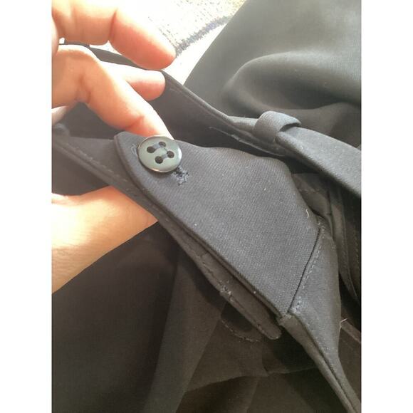 Talbots Womens Signature Wide Leg Pants Size 10 Petites 10P Black Work Career - Picture 6 of 10